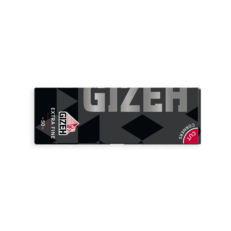 GIZEH CARTINA CORTA BLACK EXTRA FINE 50X50 tassa 9,00