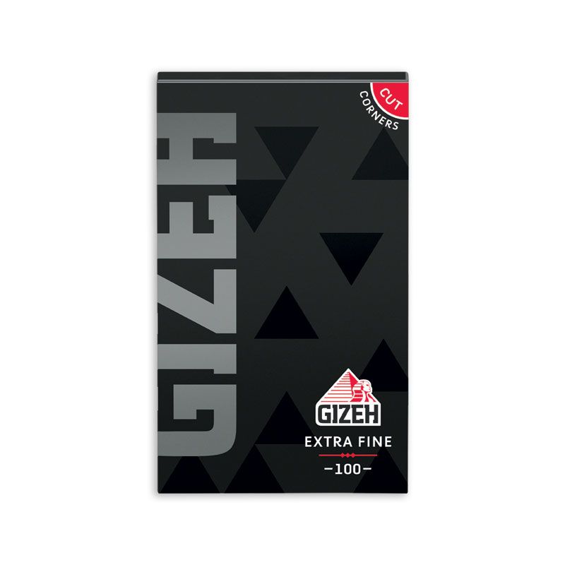 GIZEH CARTINA DOPPIA BLACK EXTRA FINE 20X100 tassa 7,20