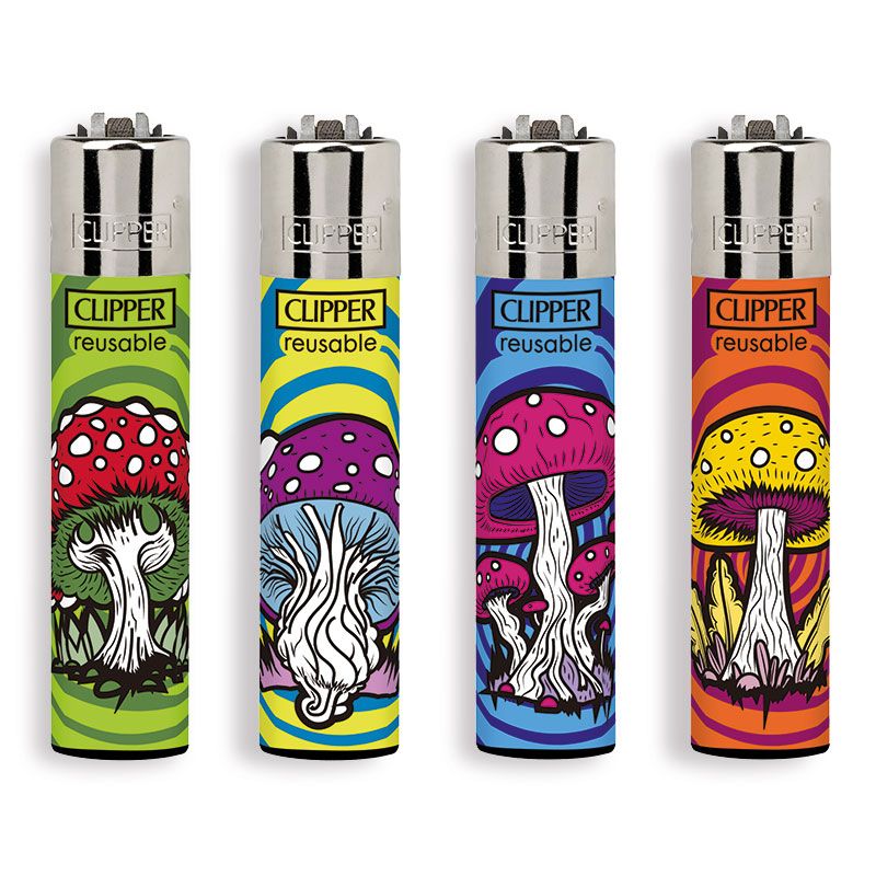 CLIPPER MAGIC MUSHROOMS - Accendino Large