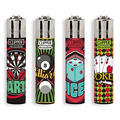 CLIPPER RANDOM GAMES - Accendino Large