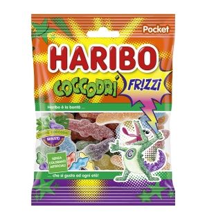 HARIBO Busta 90gr. Coccodrilli Frizzi