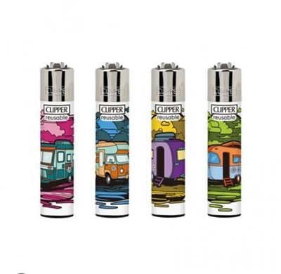 CLIPPER HIPPIE CaraVAN - Accendino Large
