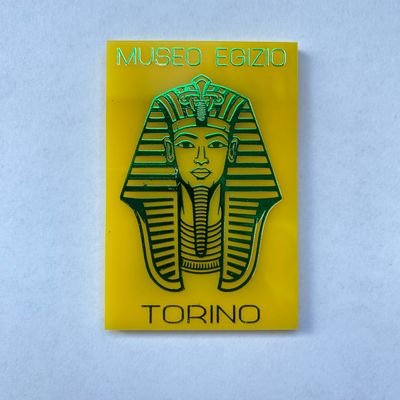 Magnete Plexi Giallo Sfinge