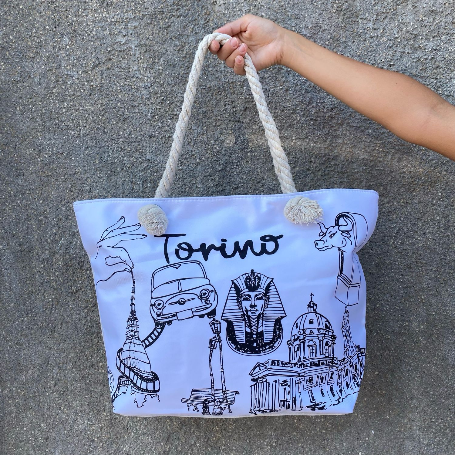 Borsa Corda B/N