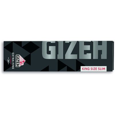 GIZEH CARTINA LUNGA BLACK EXTRA FINE 50x34 tassa 6,12