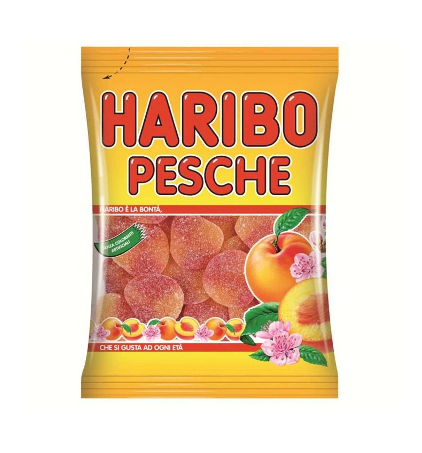 HARIBO Busta 80gr. Pesche