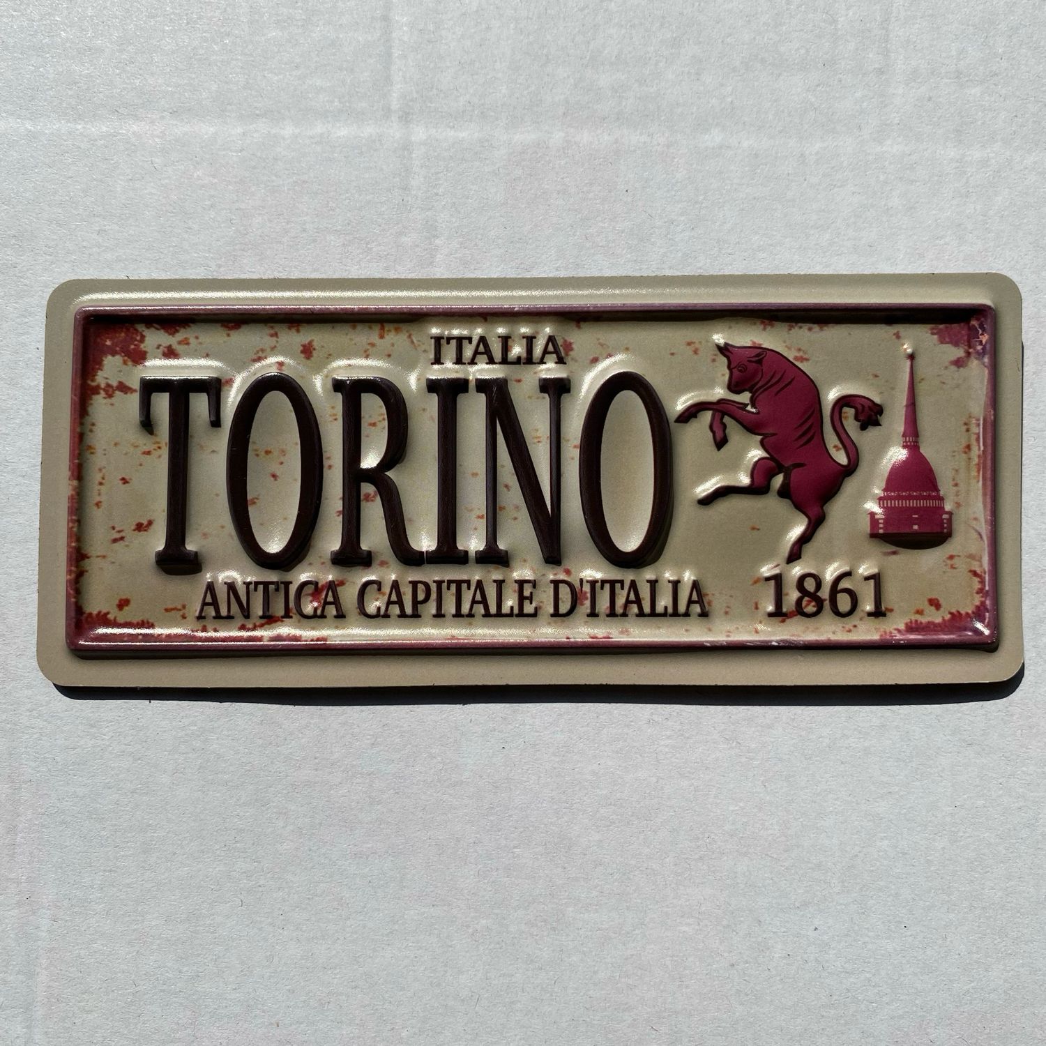 Magnete metal TO Targa Antica Capitale