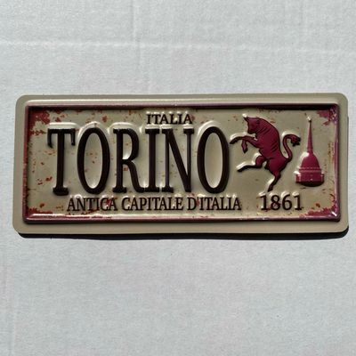 Magnete metal TO Targa Antica Capitale
