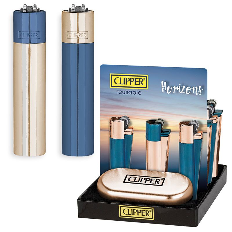 CLIPPER Accendino Metal Horizons