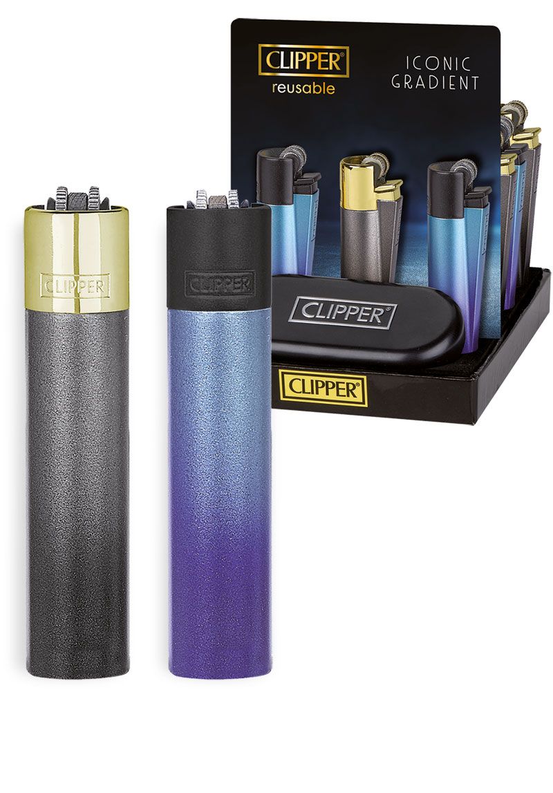 CLIPPER Accendino Metal Iconic Gradient