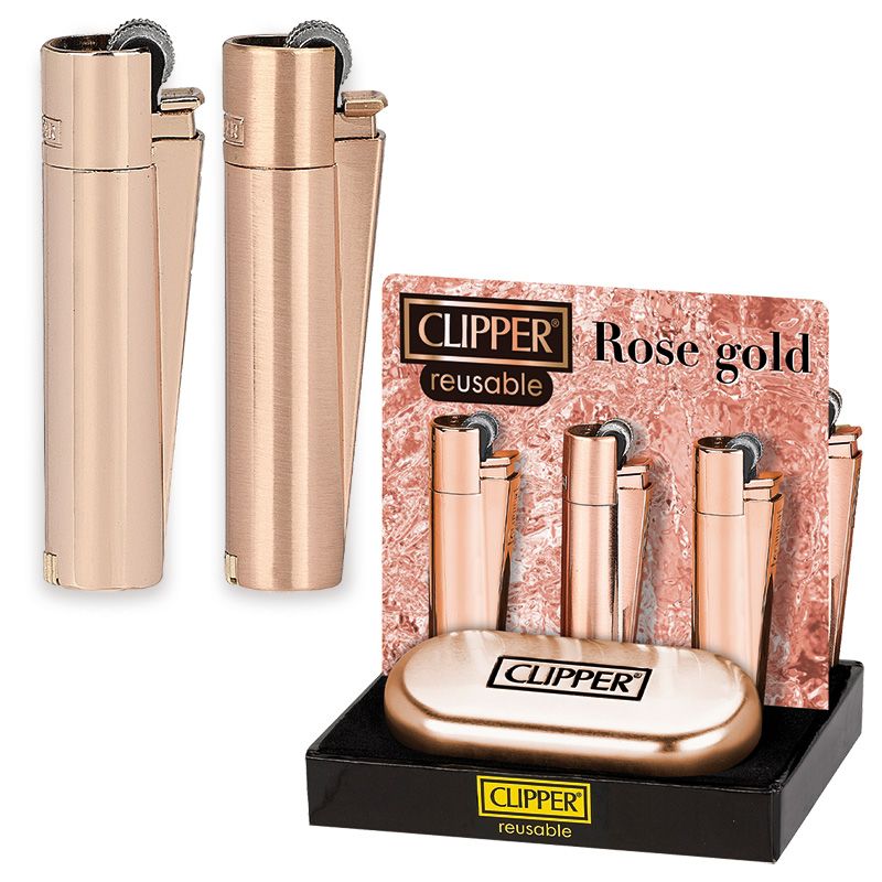 CLIPPER Accendino Metal Rose Gold