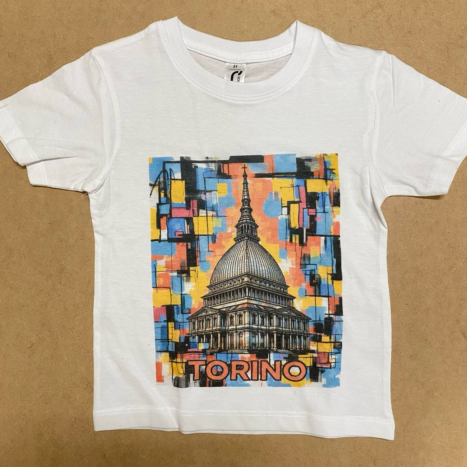 T-Shirt bambini Mole Quadretti