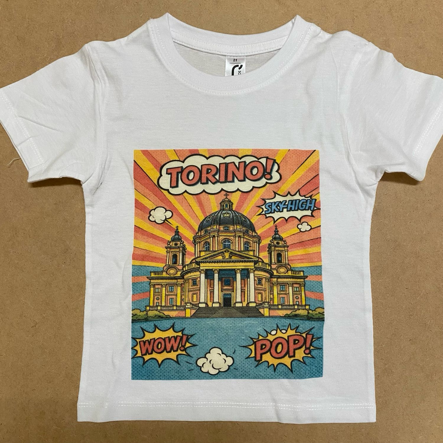 T-Shirt bambini Superga Pop-Art