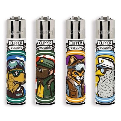 CLIPPER Pilot Animal - Accendino Large