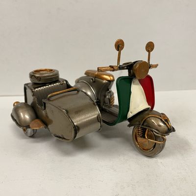 Sidecar Metallo Argento Rame
