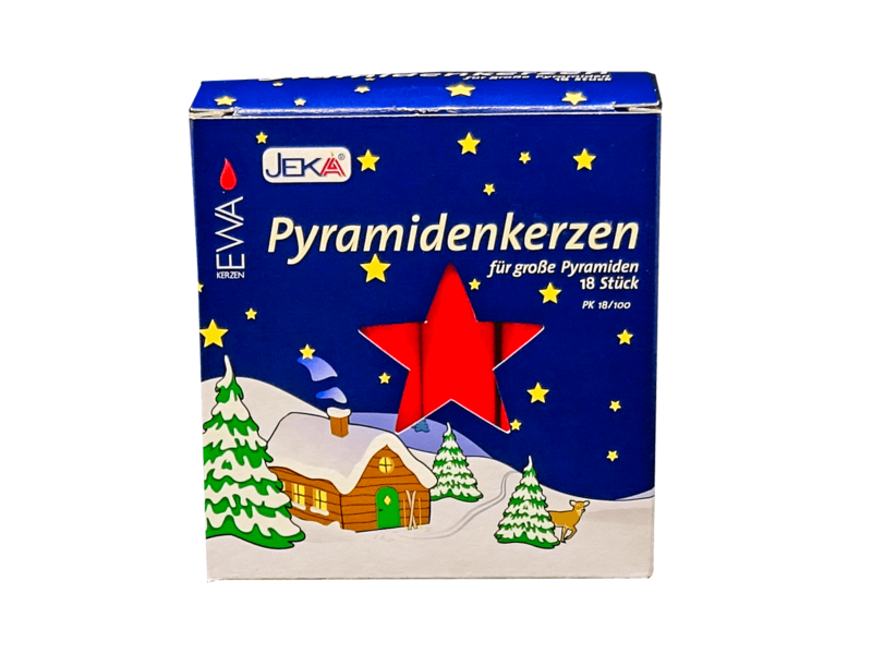 Pyramidenkerzen im 18er-Pack Pyramidenkerzen im 18er-Pack