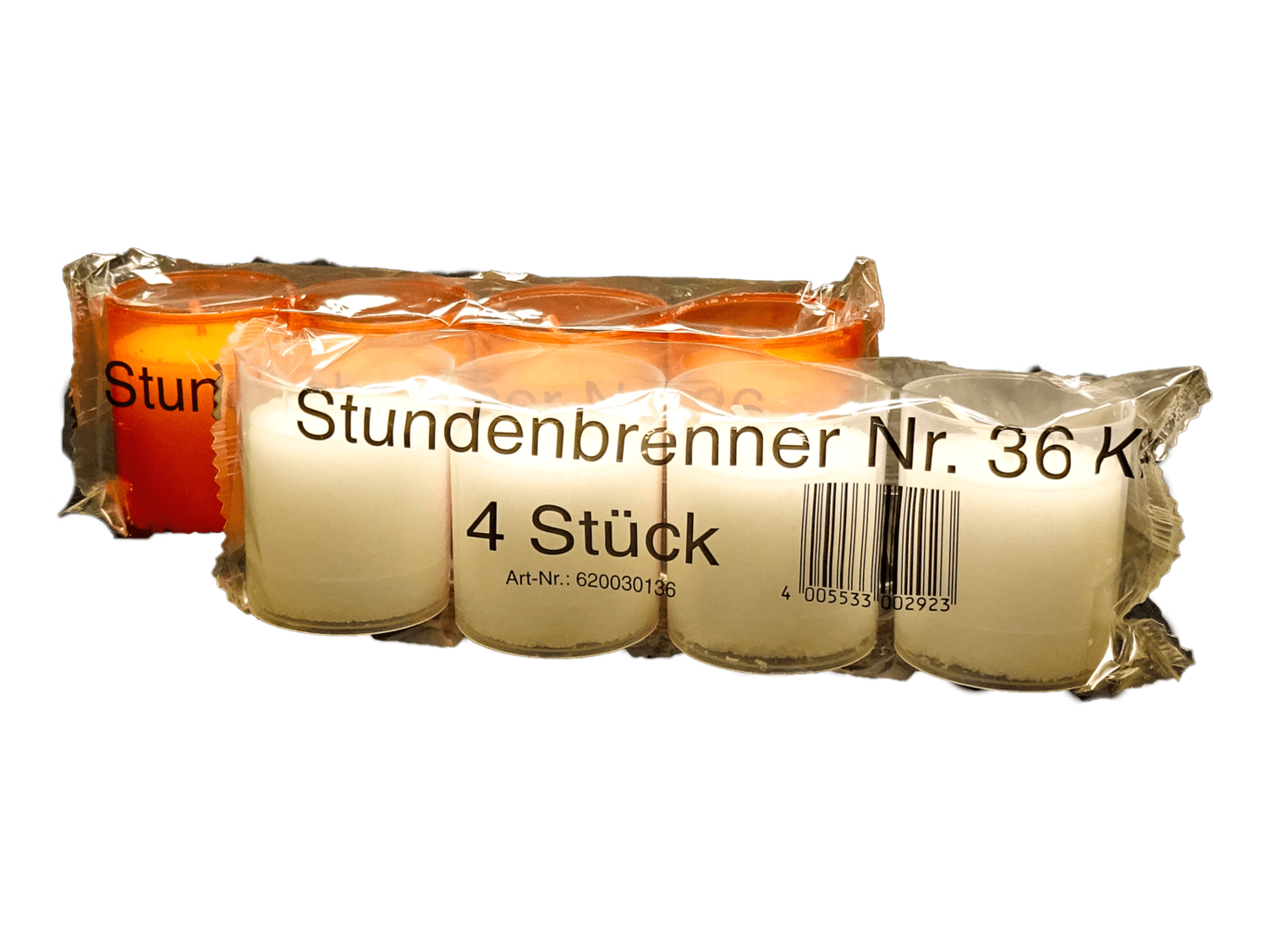 Grablichte 30 Stunden Brenner im 4er-Pack