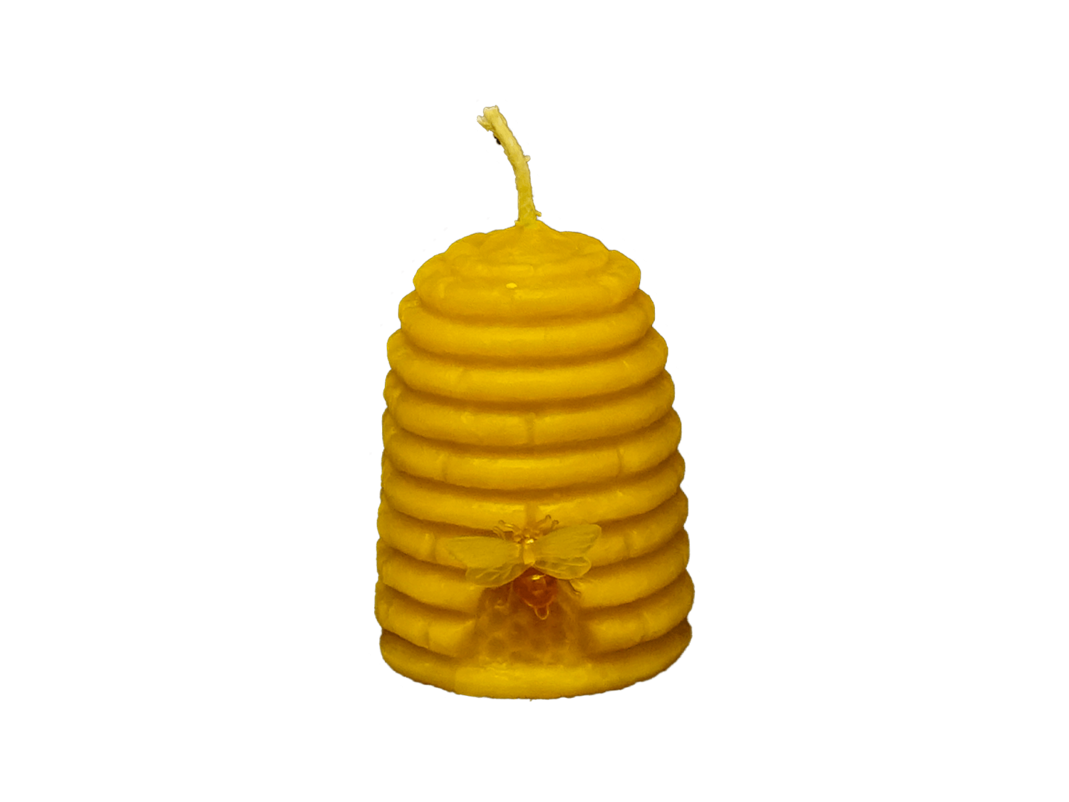 Bio Kerze Bienenkorb 10 x 6 cm. aus 100 Bienenwachs