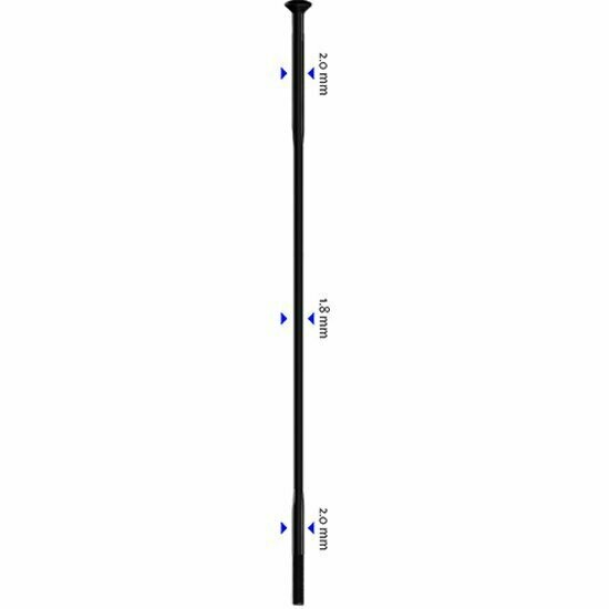 Sapim Race Speiche, gerader Kopf, ohne Nippel