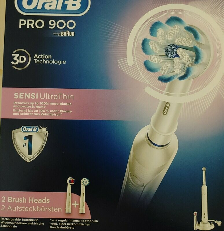CEPILLO ELÉCTRICO ORAL B PRO 900 2 CABEZALES