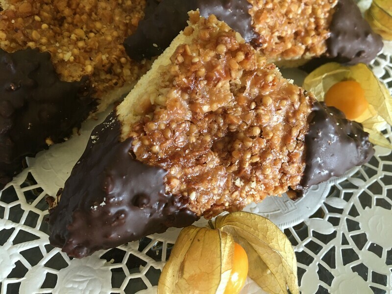 Cashew-Quinoa-Mandelecken - 6 Stück oder 12 Stück