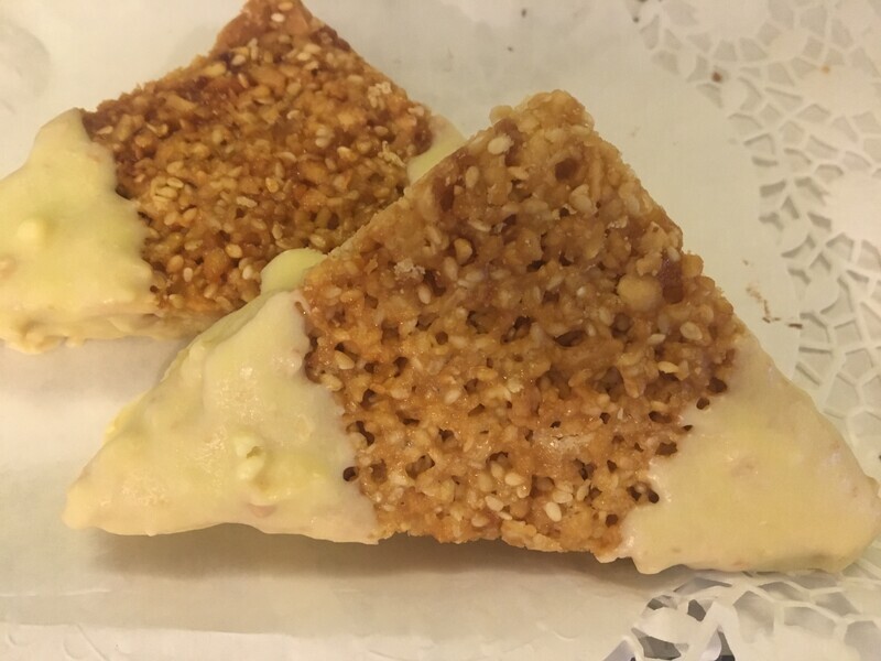 Erdnuss-Sesam-Ecken - 6 Stück oder 12 Stück