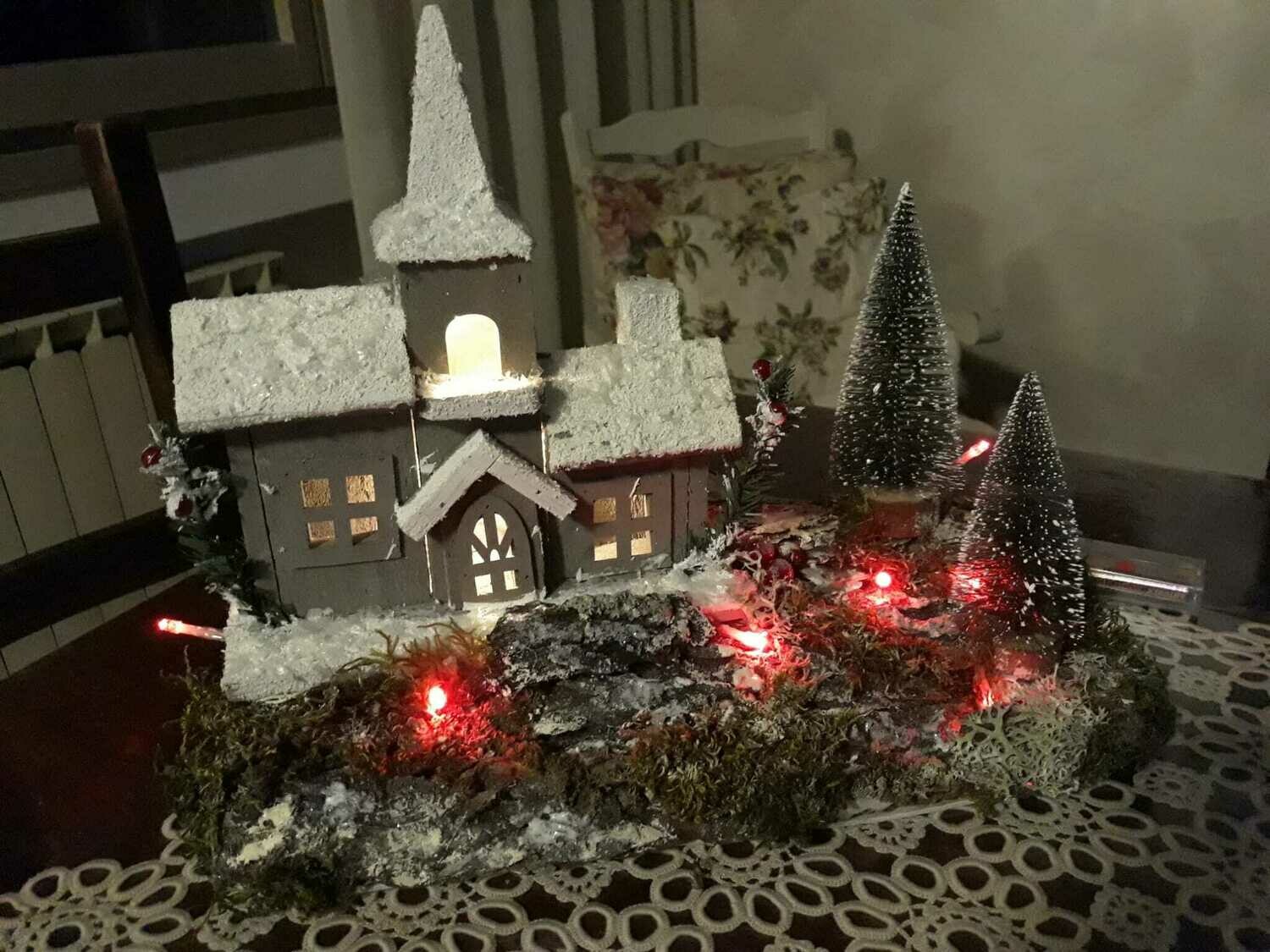 Casetta con luci