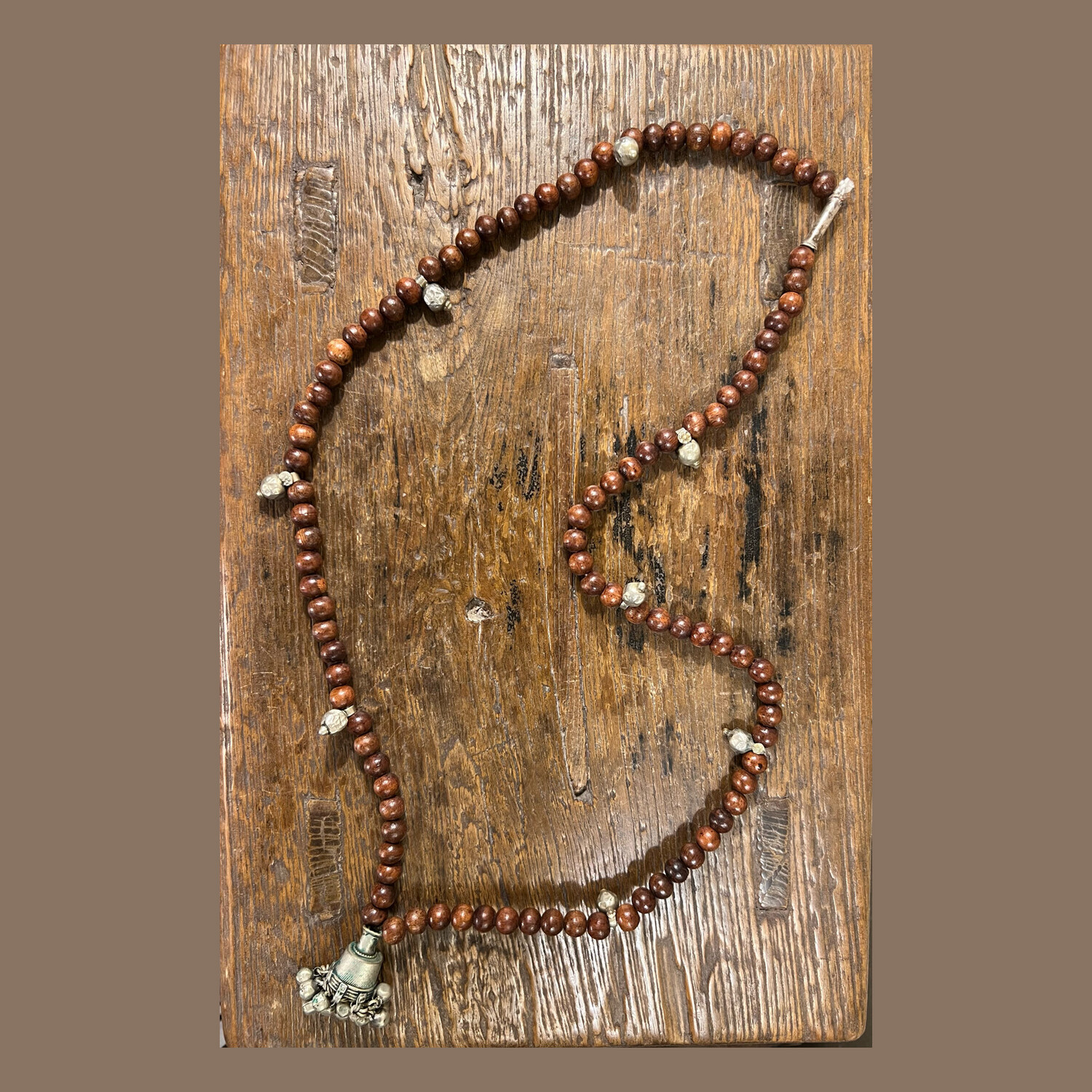 COLLANA BANJARA MARRONE