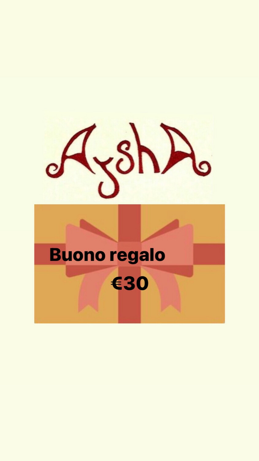 BUONO REGALO €30