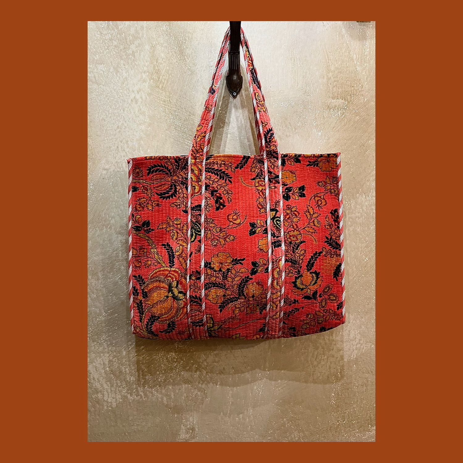 BORSA TOTE VELVET
