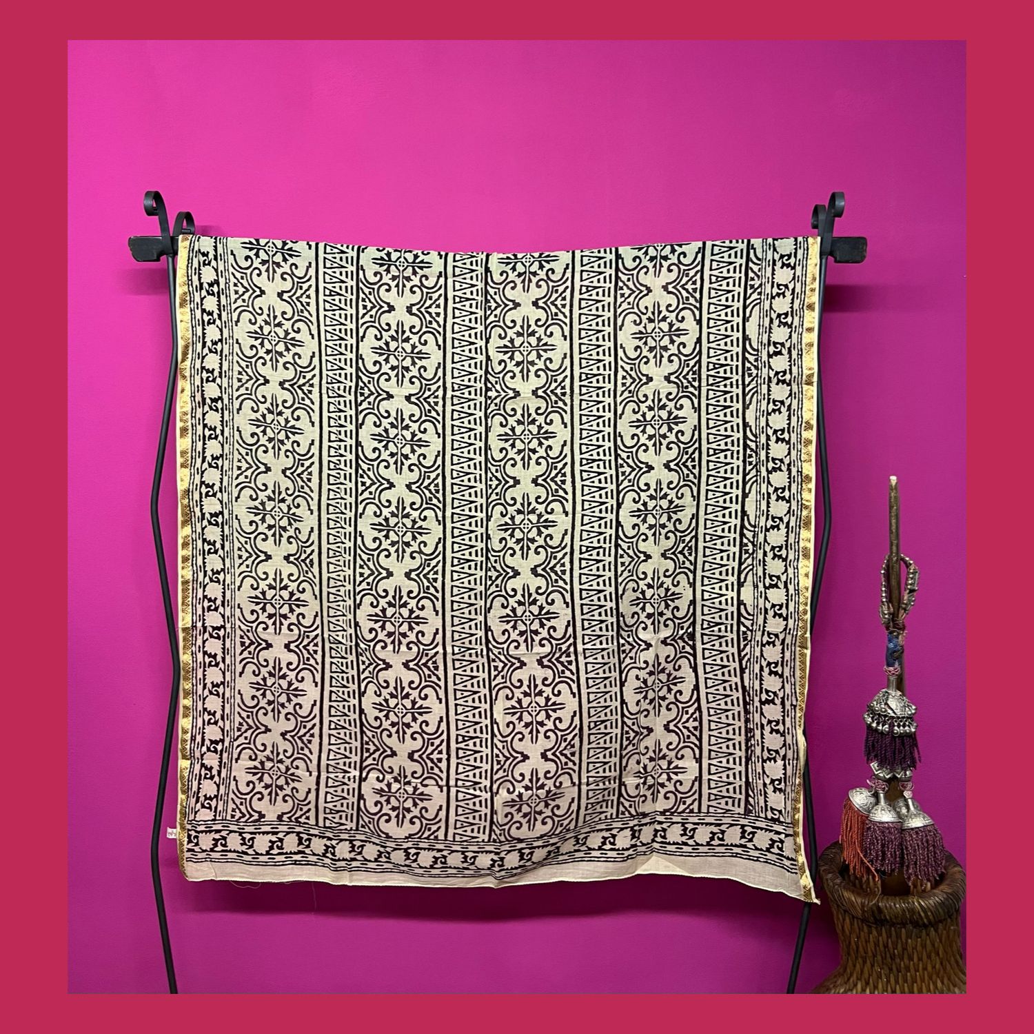 SCIARPA PAREO BLOCK PRINT 1