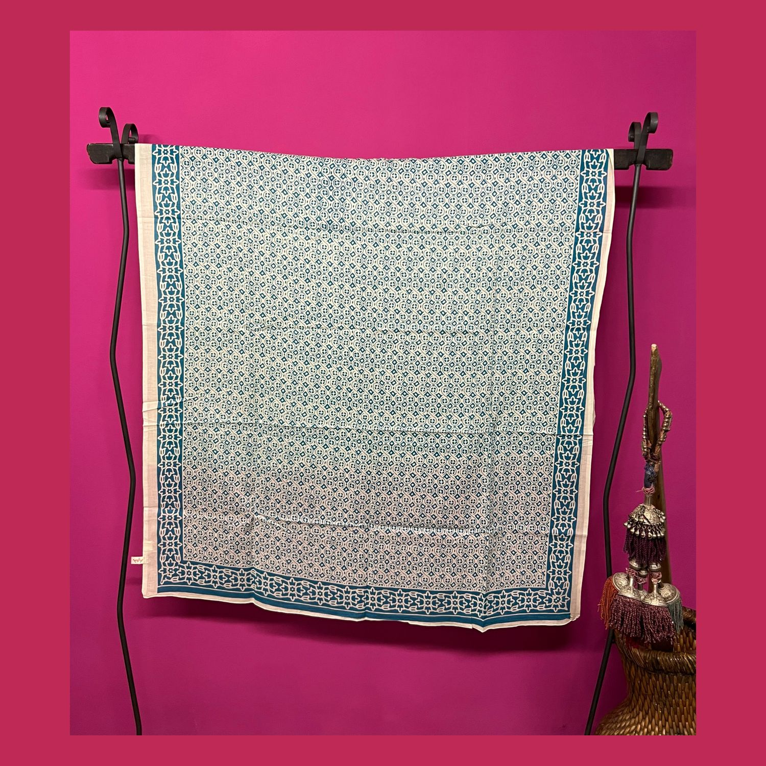 SCIARPA PAREO BLOCK PRINT 6