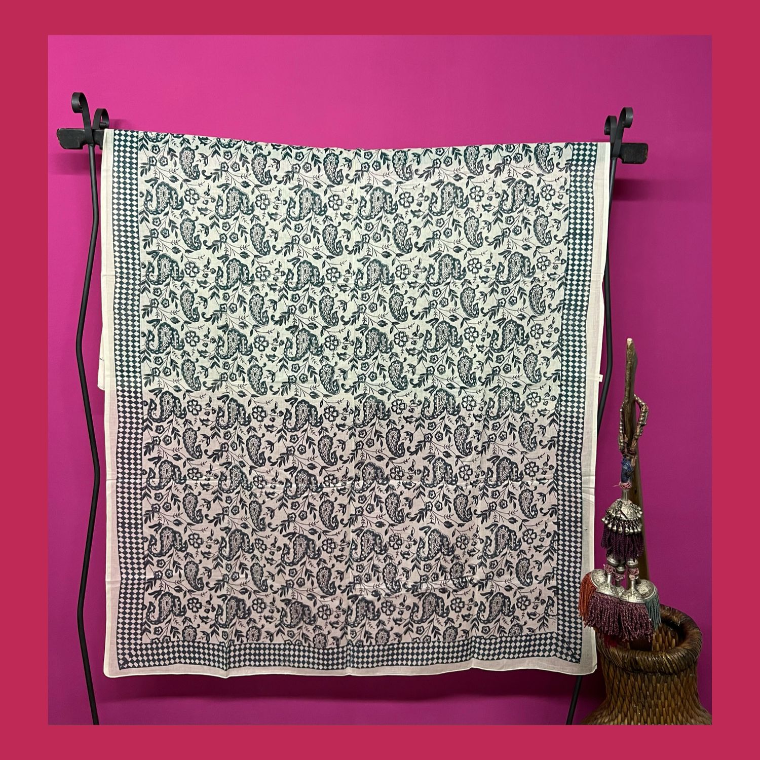 SCIARPA PAREO BLOCK PRINT 7