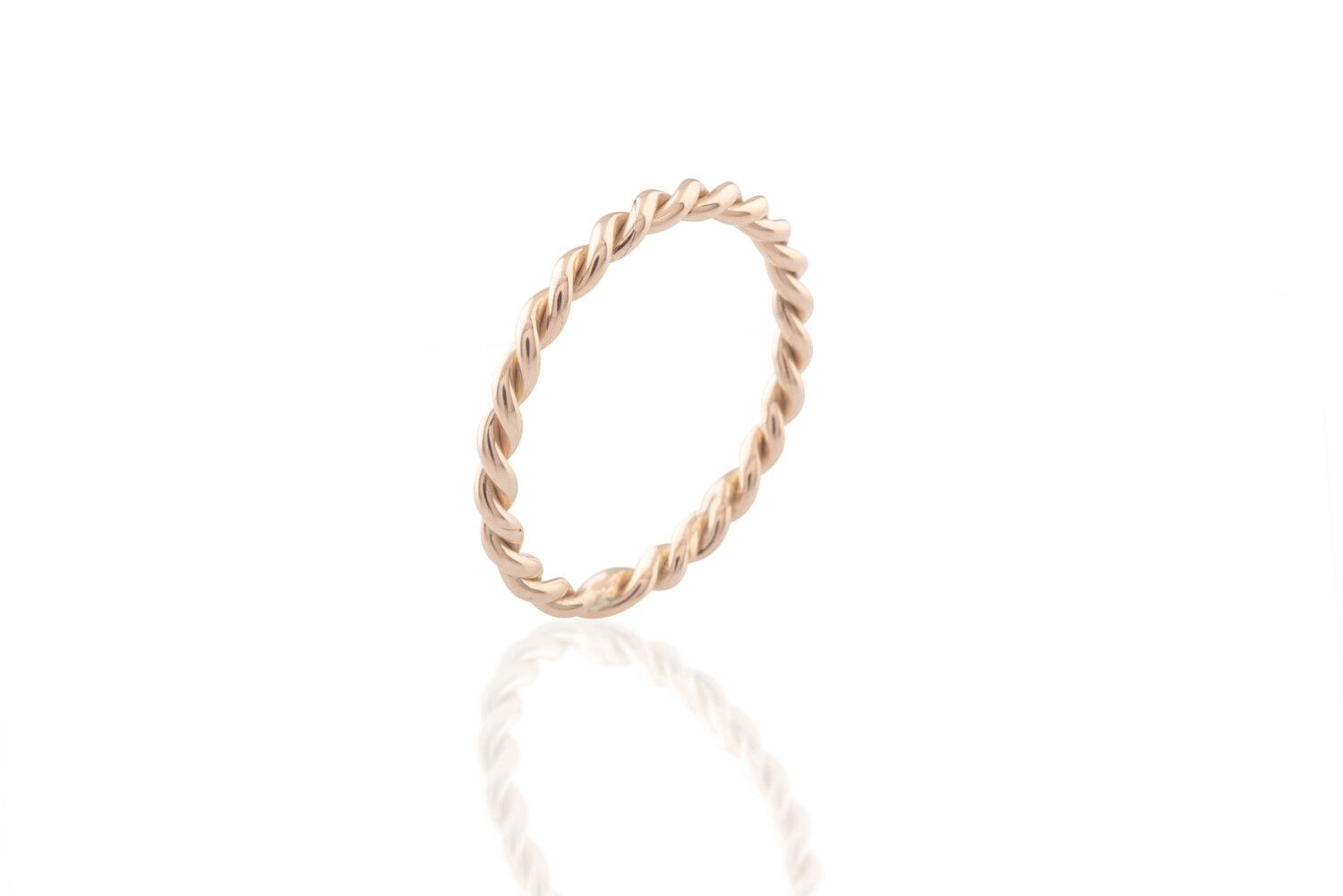 Twined Rose Gold Ring