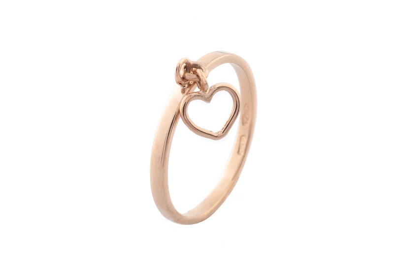 Heart Pendant Ring Heart Pendant Ring