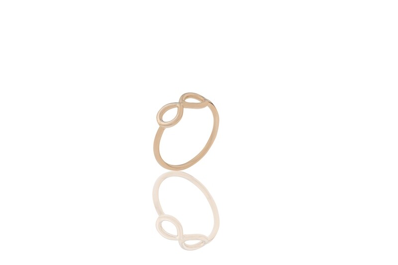 Infinity Rose Gold Ring