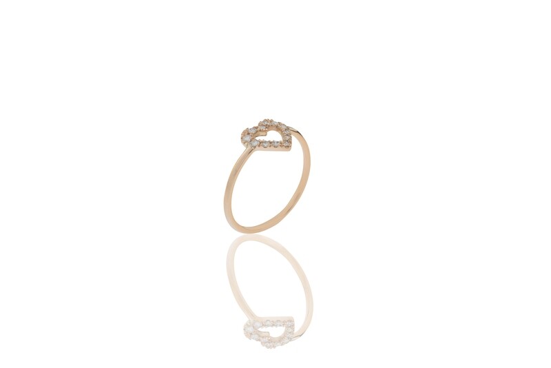 Heart Diamonds Ring Heart Diamonds Ring