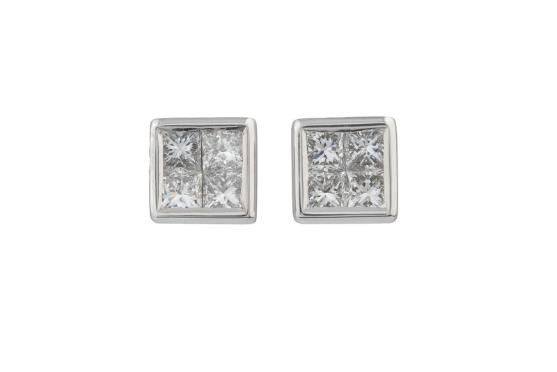 Princess Diamonds Earrings Princess Diamonds Earrings