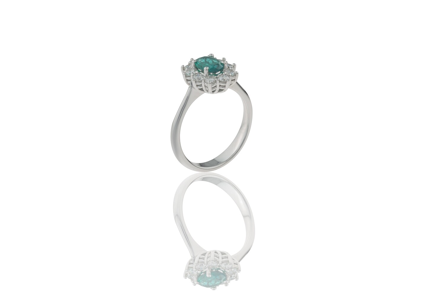 Princess Emerald Ring