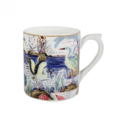 MUG FOND BLANC - JARDIN DU PALAIS - GIEN