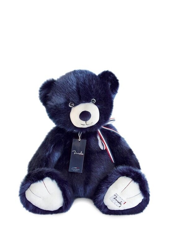 MAILOU - Ours en peluche - L'OURS FRANCAIS - 50 CM - MARINE