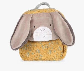 MOULIN ROTY - Sac à dos Lapin -  ocre - Trois petits lapins