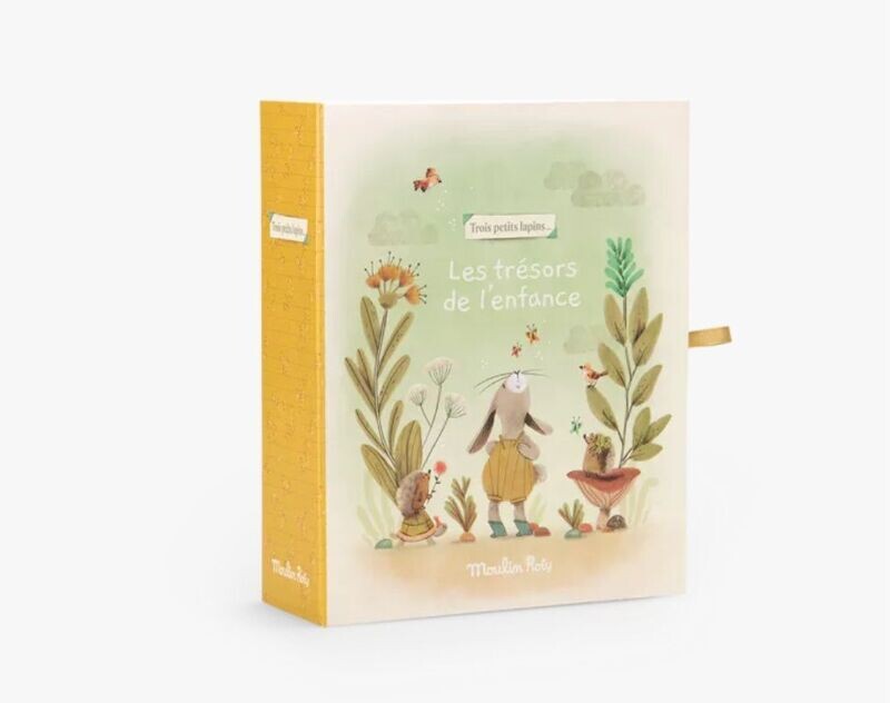 MOULIN ROTY -Coffret naissance - Trois petits lapins