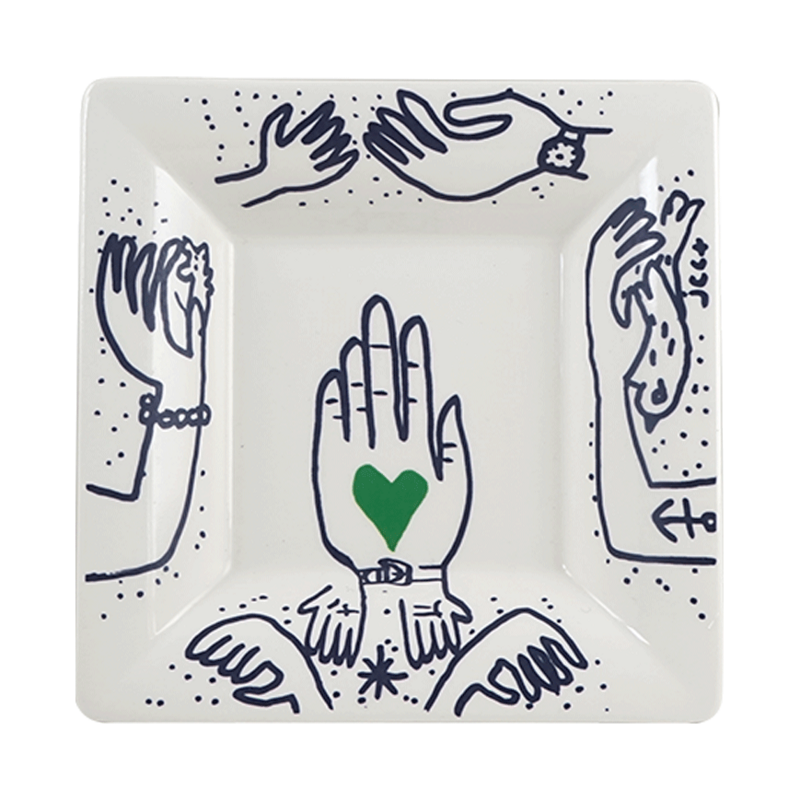 PORTE-CARTES GM MAINS - L'ARCHIPEL SENTIMENTAL - Jean-Charles de Castelbajac  - GIEN -