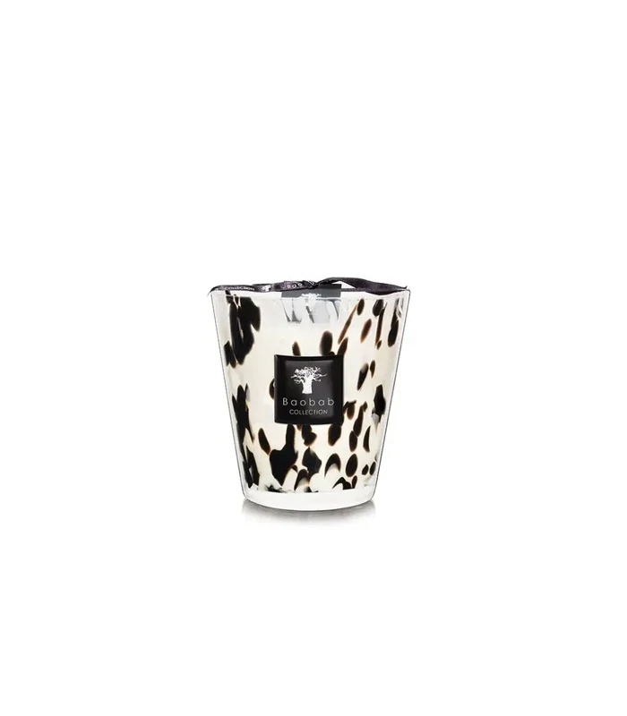 BOUGIE  BLACK PEARLS 10 cm  - BAOBAB COLLECTION - Gingembre-Pamplemousse-Rose