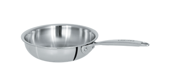 CASTEL'PRO - POÊLE SAUTOIR INOX 24 CM -CRISTEL
