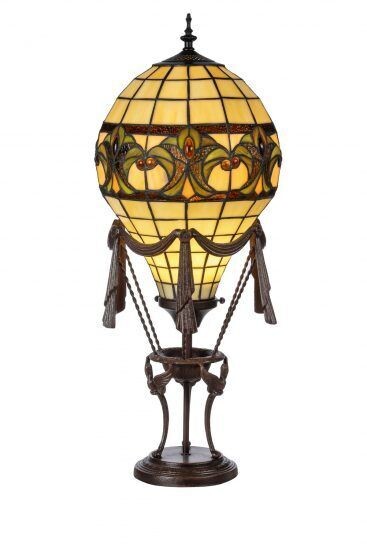 LAMPE TIFFANY MONTGOLFIÈRE H70 cm