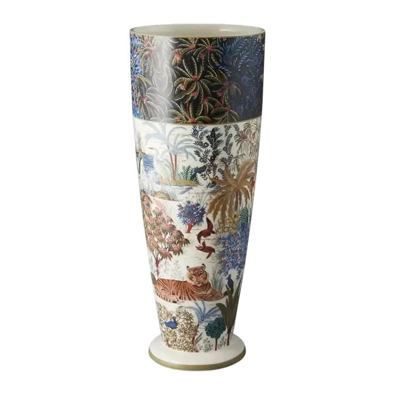 VASE FUSEAU - JARDIN DU PALAIS - H 47,5 CM - GIEN