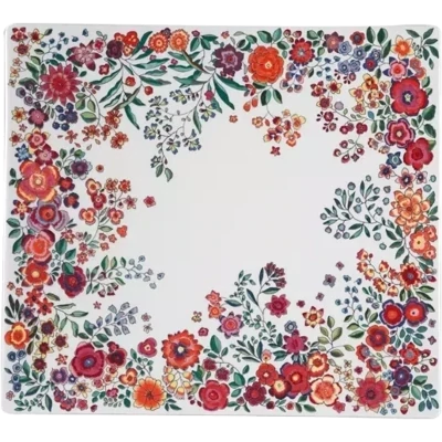 GRANDE COUPE CARRÉE - POÉSIE - 29,5 X 26,5 CM -GIEN