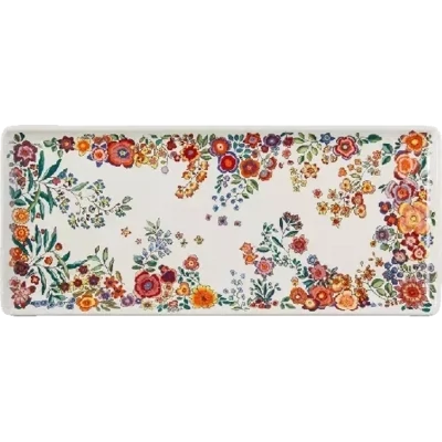 PLAT À CAKE - POÉSIE - 36 X 15,5 CM -GIEN